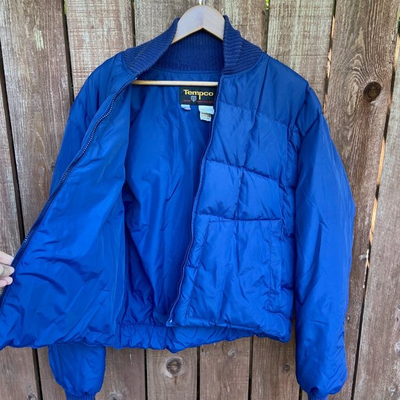 Vintage 1980's Tempco Goose Down Puffer Jacket Size Large - Picture 6 of 6